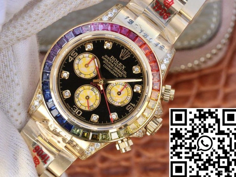 7750 BL Rolex Cosmograph Factory 116598RBOW Rainbow Daytona movement 0716